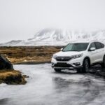 white car